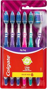 COLGATE T BRUSH ZIGZAG SOFT BUY 6