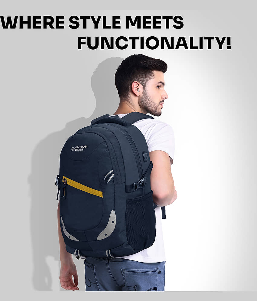 OMRON BAGS 35 Ltrs Blue Laptop Bags view 2