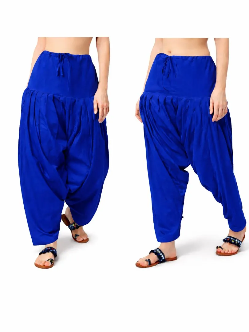 UneR Women's Pure Cotton Patiyala Salwar | Solid Ethnic Bottom Wear view 2