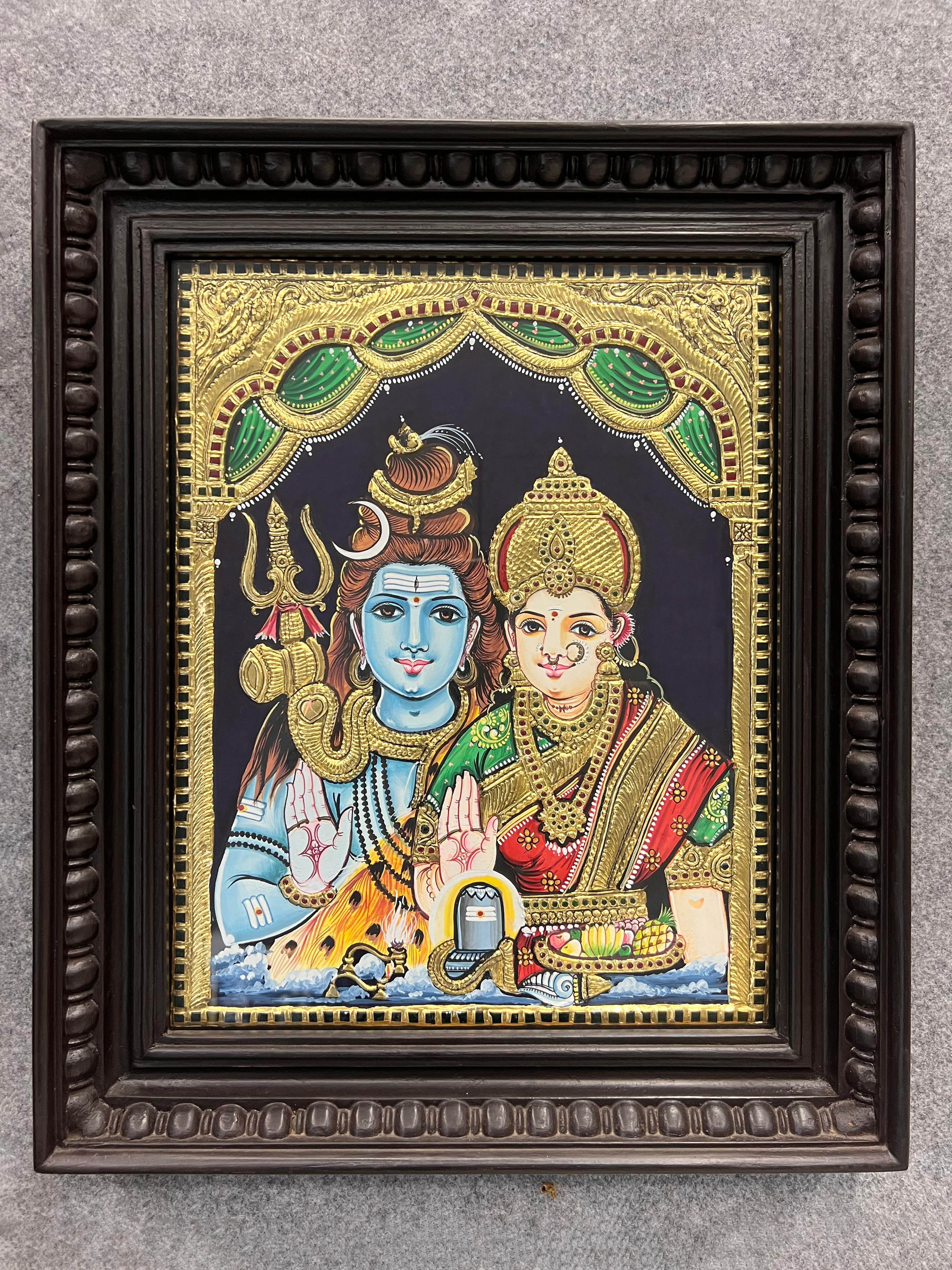 Sivan Parvathi - With Frame 18 x 15 view 2