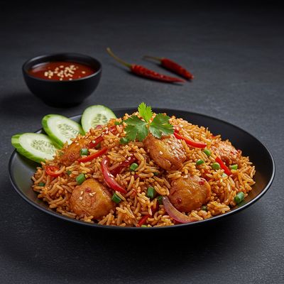 Chicken Schezwan Fried Rice