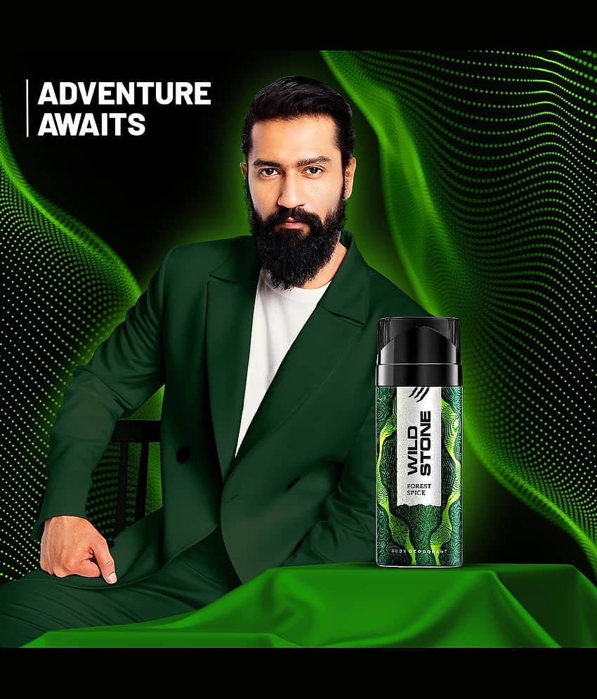 Wild Stone Forest Spice Deodorant Combo for Men, Pack of 2 (150ml each) view 2