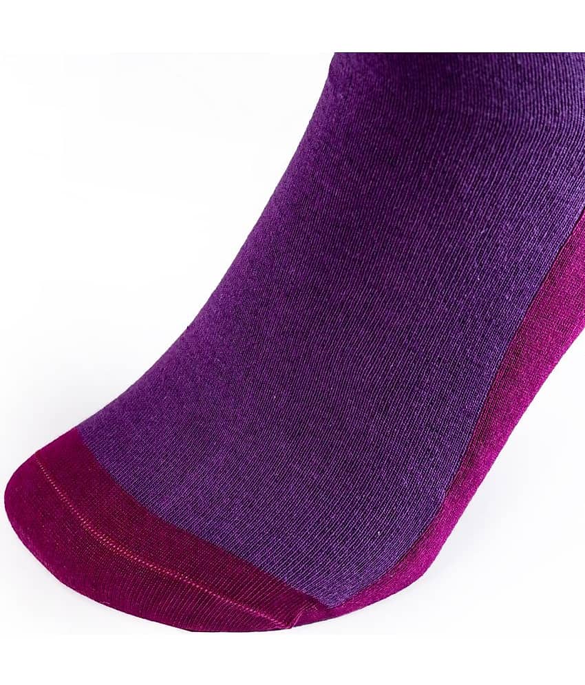 Man Arden Placid Magenta Edition Designer Socks, Casual, Office, Egyptian Premium Cotton Quality, 1 Pair view 2