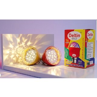 Pack of 2 Temple Bulbs Rotating Disco LED Light Bulbs for Party Decorative Lighting view 2