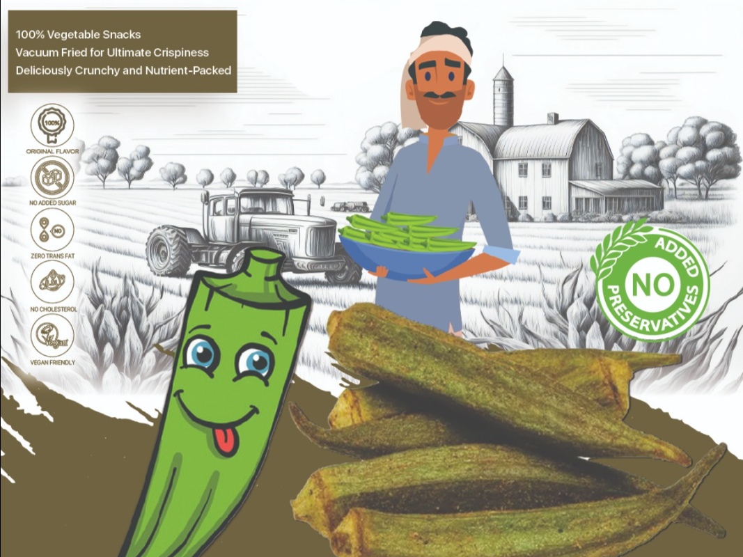 Crispy & Crunchy Okra / Bhindi Chips 50g view 2