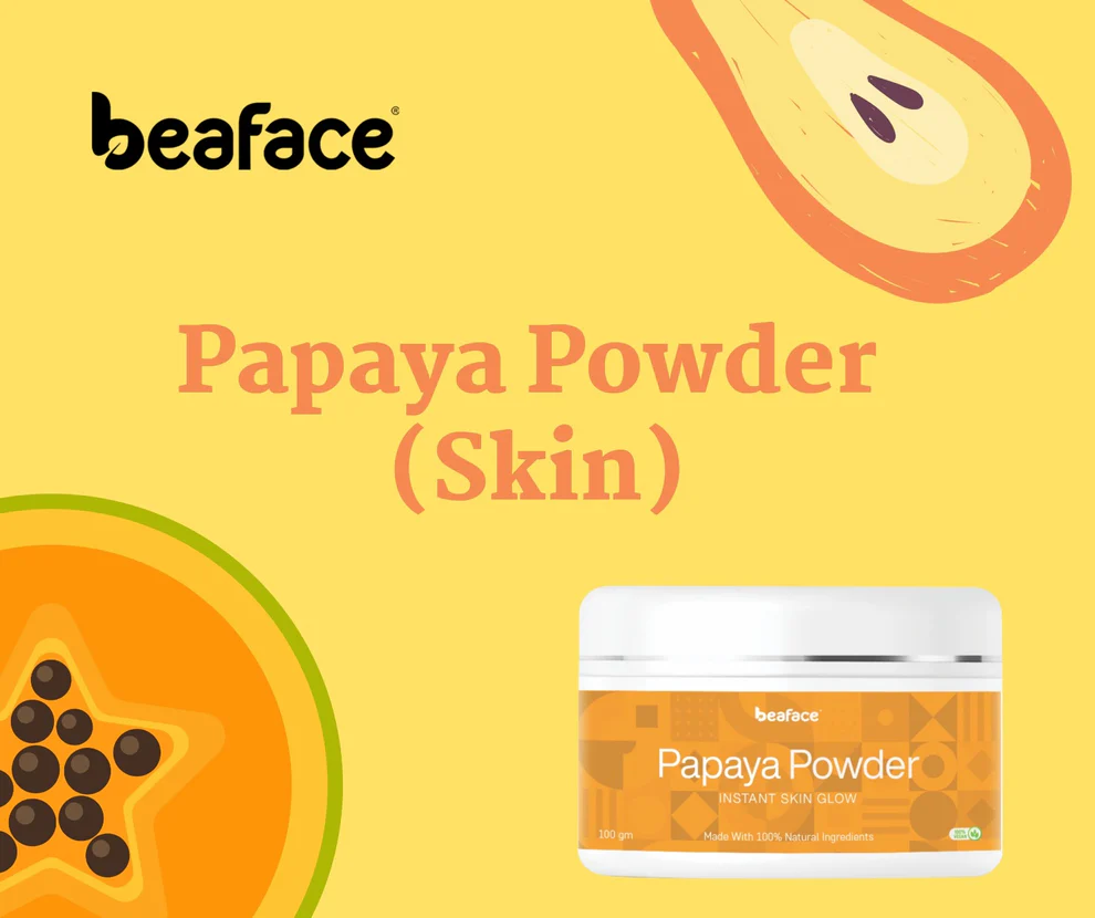 Papaya-multani-mitti-powder-complexion-reduce-pigmentation-dead-skin-cells view 2