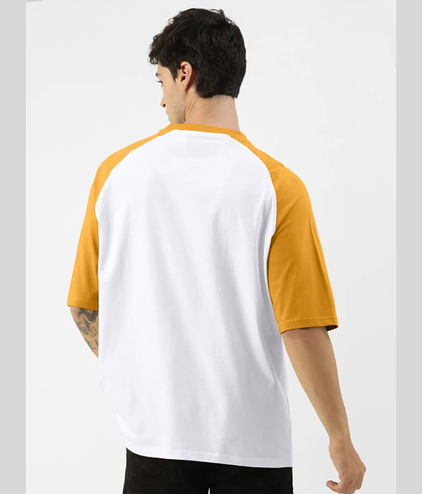 Veirdo Men Cotton Oversized Fit Printed T-Shirt ( Multicolor ) view 2