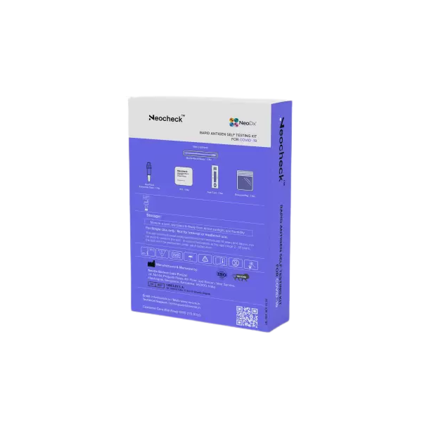 Neocheck Rapid Antigen Self Testing Kit for Covid 19 (Pre Filled Extraction Tube, Test Card, Sterile Nasal Swab, Biohazard Bag , Each 1 No) view 2
