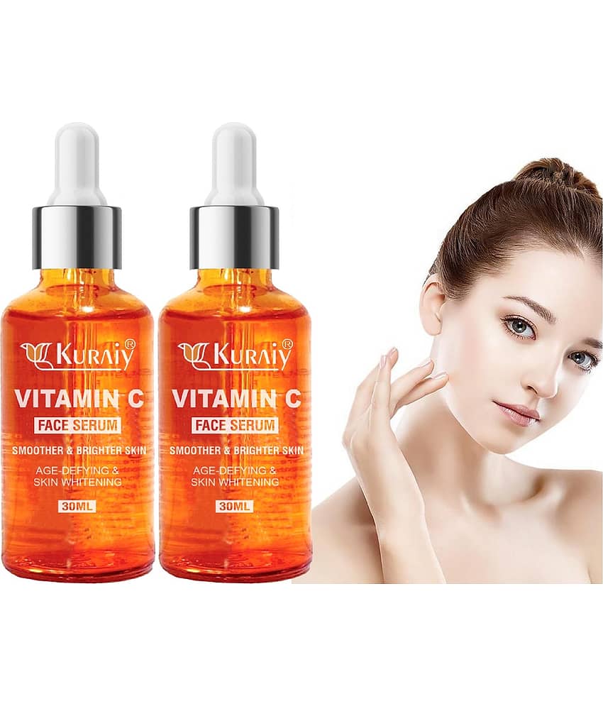 KURAIY Face Serum Vitamin C Radiant Glow For All Skin Type ( Pack of 2 )