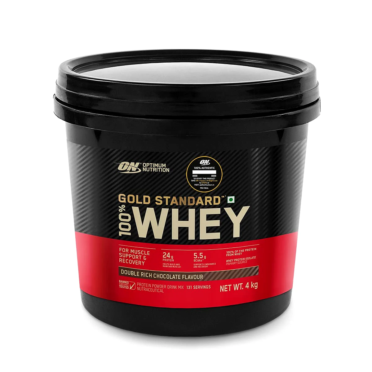 OPTIMUM Nutrition Gold Standard 100% Whey Protein Powder (Flavour - DOUBLE RICH CHOCLATE) by Total Sporting And Fitness Solutions Pvt Ltd