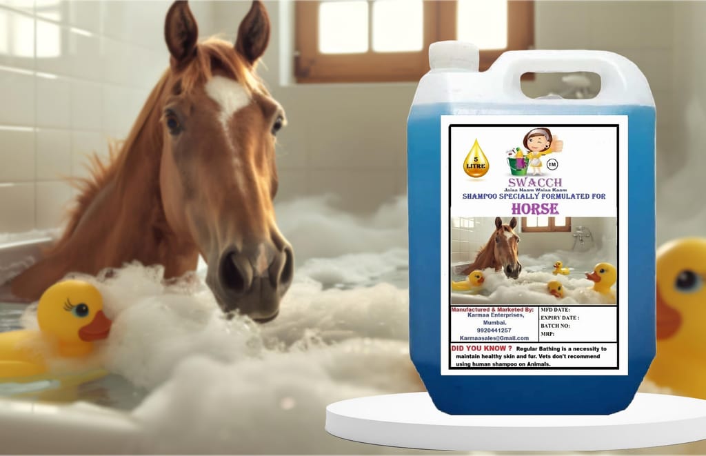Swacch Shampoo Specially Formulated for Horse (5 Litre) Lavender view 2