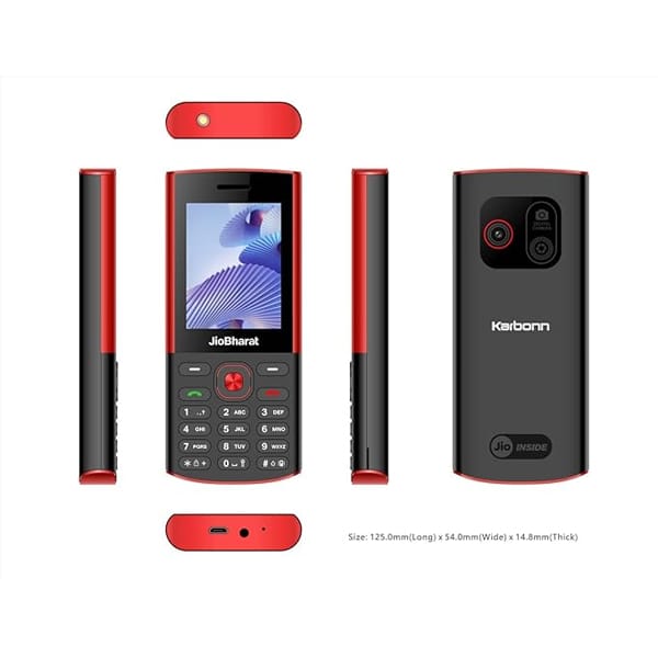 JioBharat A1 4G Keypad Phone view 2