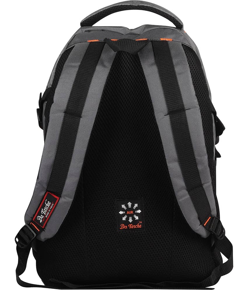 Da Tasche 25 Ltrs Grey Polyester College Bag view 2