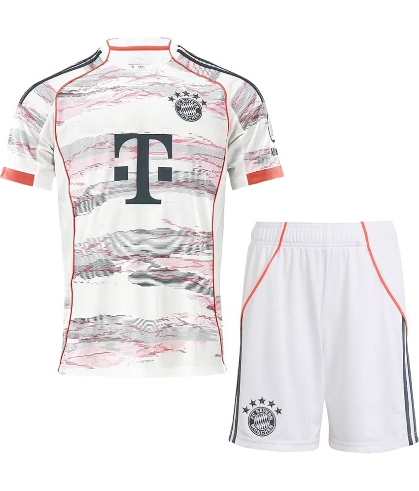 BAYERN MUNIH AWAY SET JERSEY & SHORTS 2025/26 FOR MEN & WOMEN