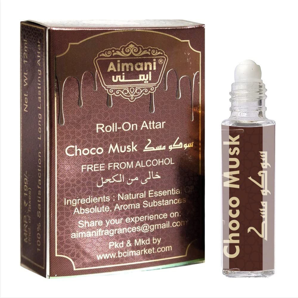 Aimani Choco Musk | 24 Hour Long Lasting Fragrance | Special For Women | Chocolate For Lovers| 6ml Perfume Oil Attar view 2