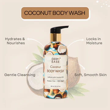 Dermease Coconut Body Wash for Soft & Moist Skin view 2