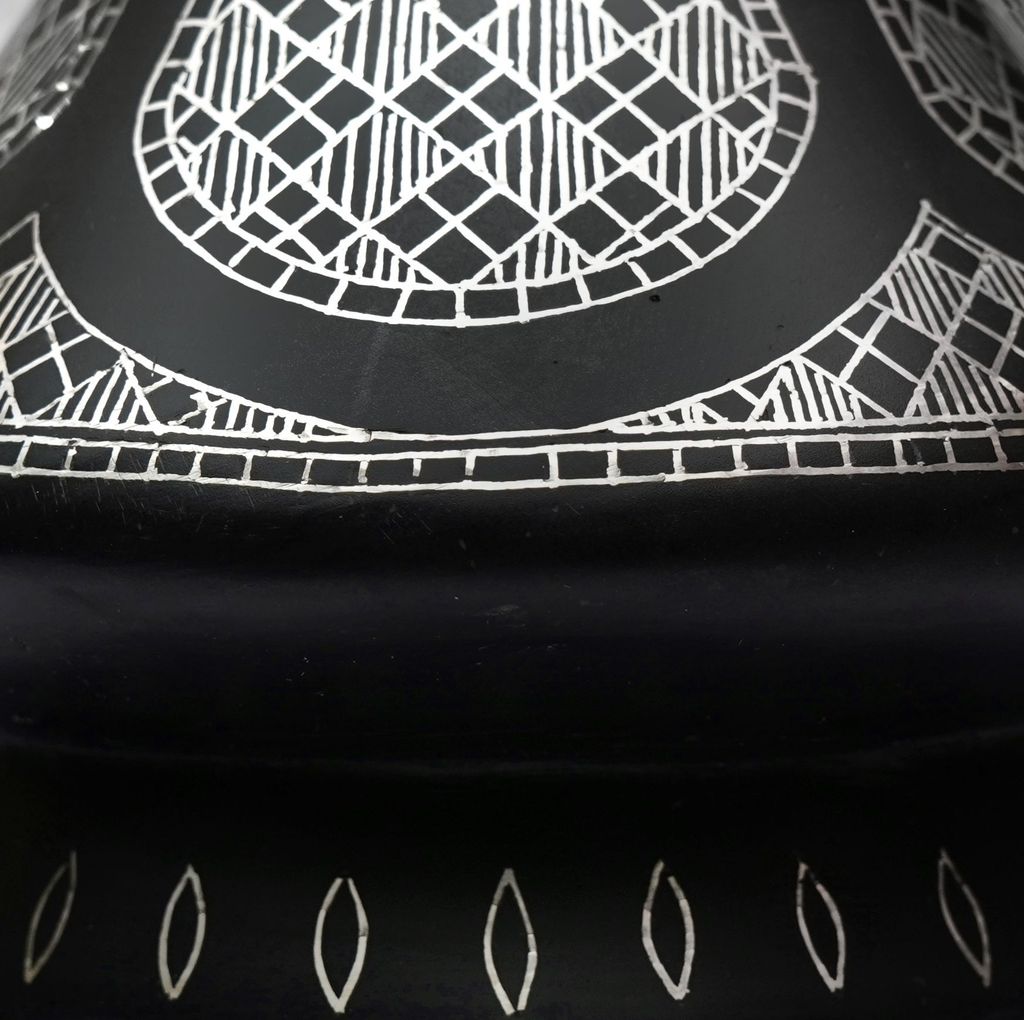Bidri Work Shahnayi Vase (1TMTDCOKA08504) view 2