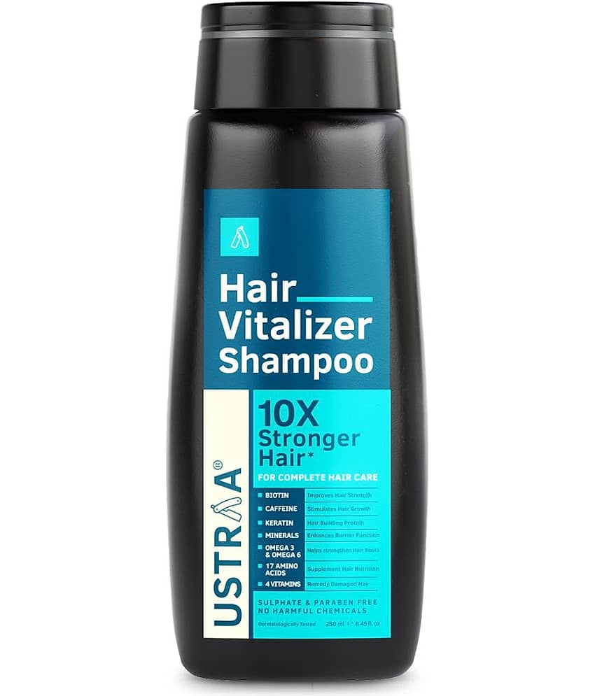 Ustraa Hair Vitalizer Shampoo - 250ml & Beard Growth Oil - 35ml view 2