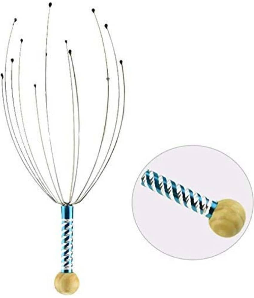 Apna Mall Bokomo Massager For Hair Growth, Scalp Head Massager Multi Colour (Pack of 1)