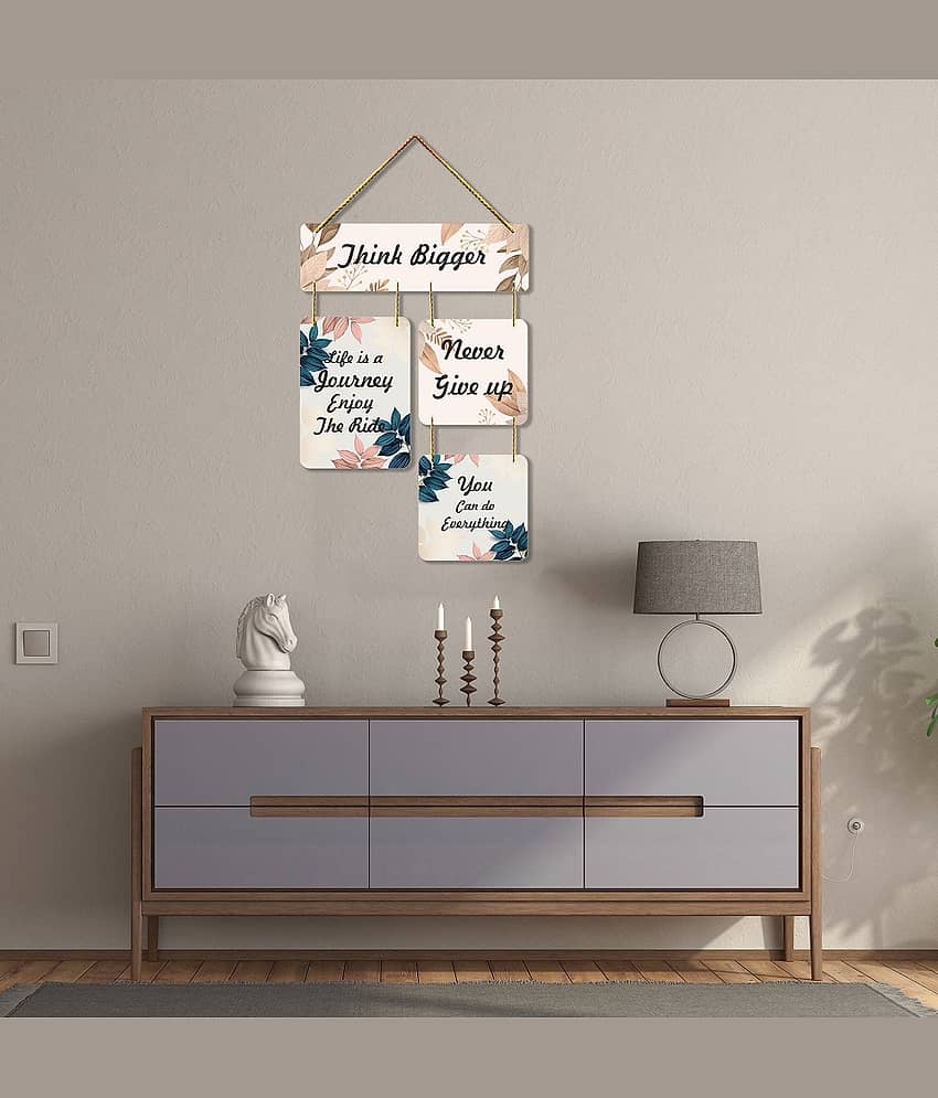 Positive Vibe Lifestyle Wood Motivational Wall Hanging Decor Wall Sculpture Multi - Pack of 1 view 2