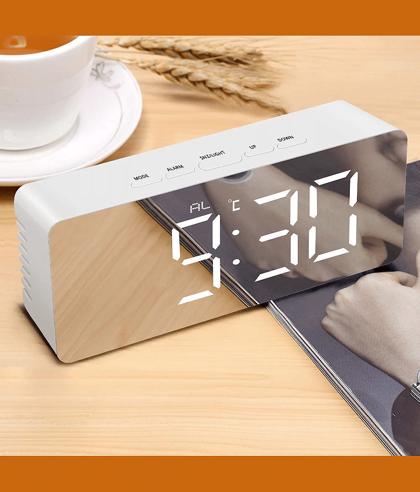 sakimo Digital Mirror Alarm Alarm Clock - Pack of 1 view 2