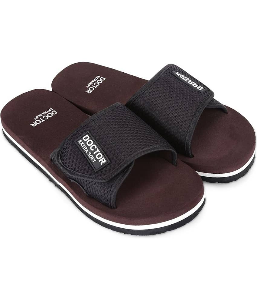 DOCTOR EXTRA SOFT - Olive Men's Slide Flip Flop view 2