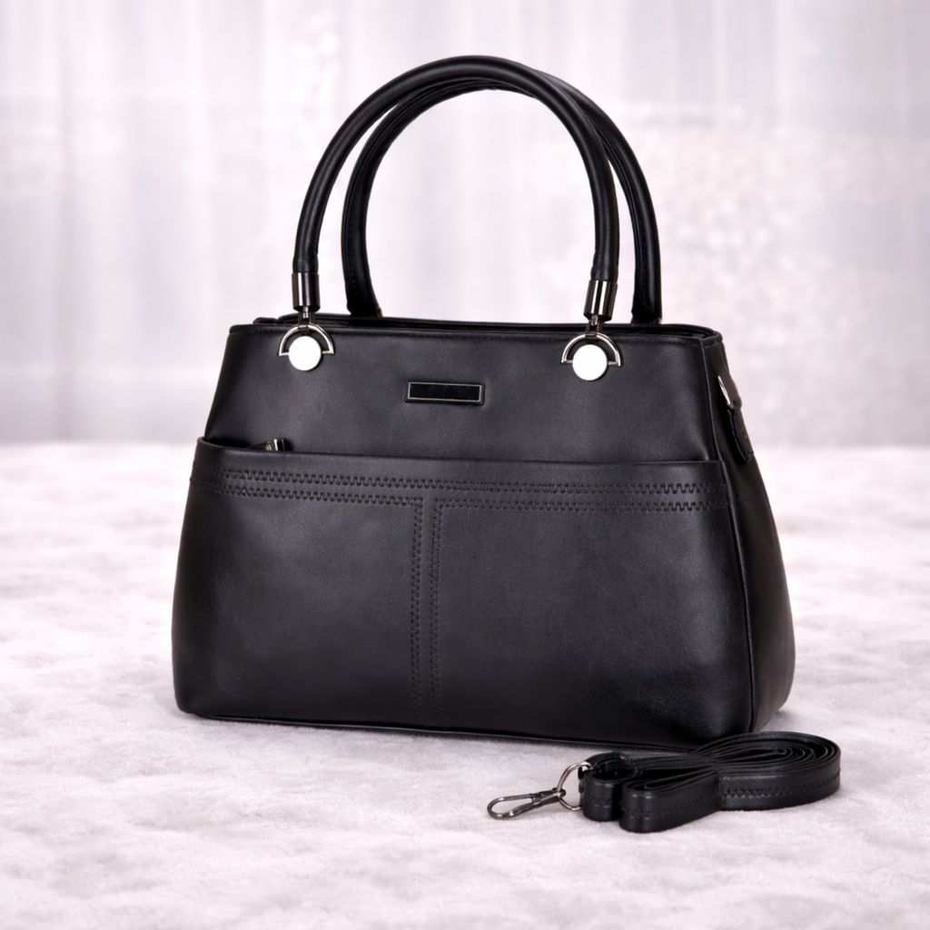 Women’s Premium Handbag | Stylish PU Leather Shoulder & Hand Carry Bag | Spacious Daily Use Office Bag view 2