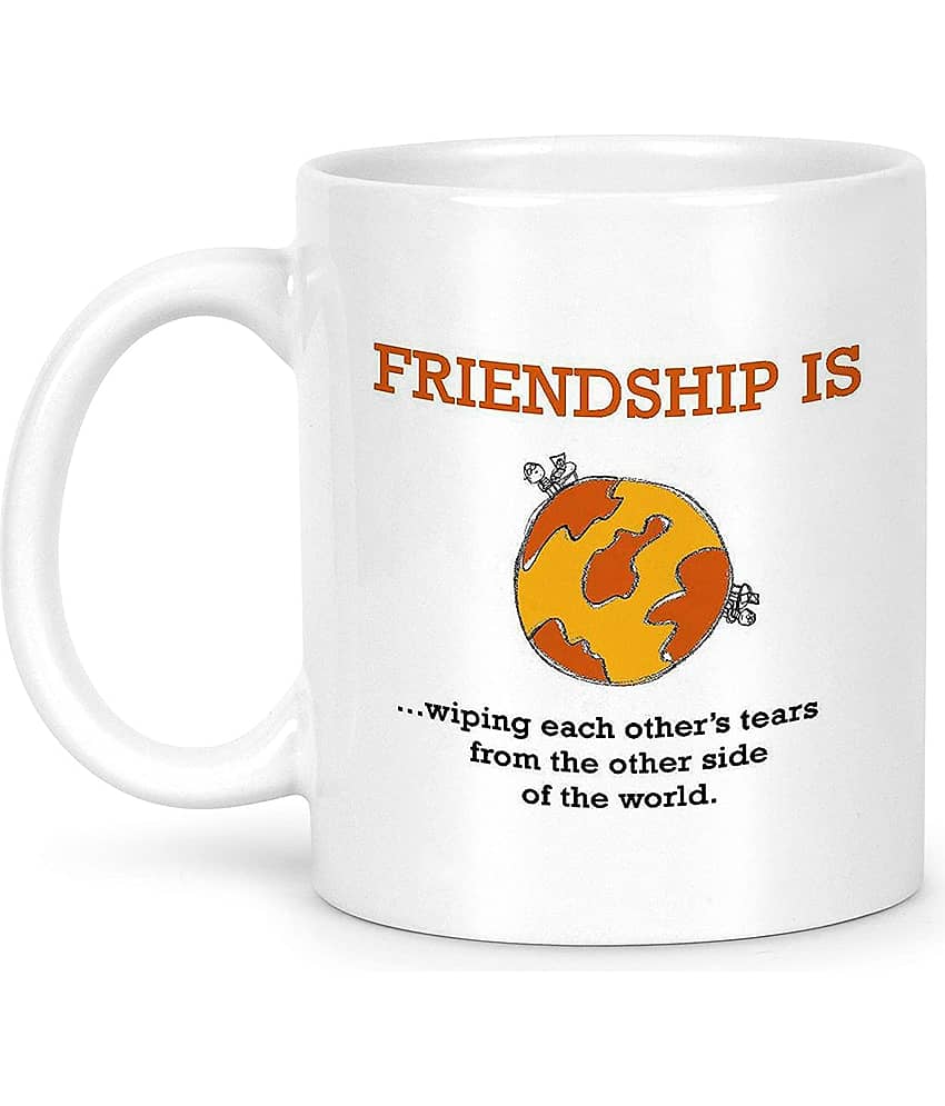 Idream Quote Printed Ceramic Coffee Mug 1 Pcs 330 mL view 2