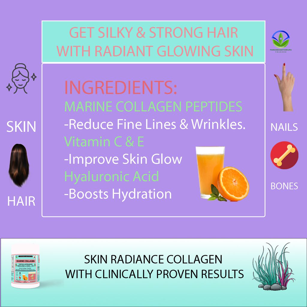 Labyrinth Nutrition Marine Collagen Powder Orange for Skin, Hair & Nails view 2
