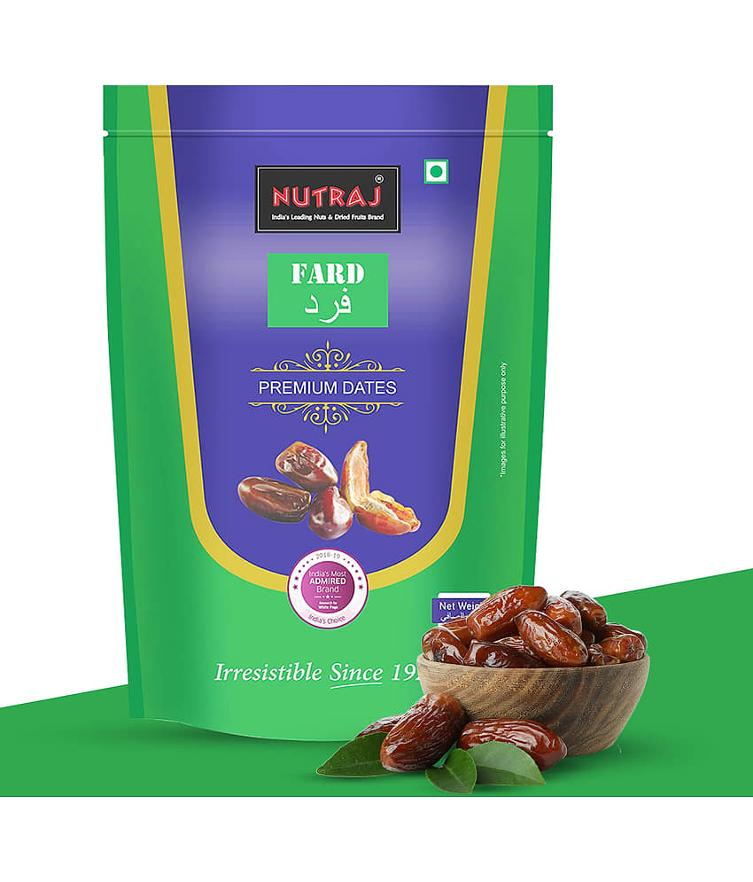 Nutraj Fard Dates 1 Kg (500g X2), Khajur, Fard Khajur 1 Kg (500g X2), Dry Fruit Khajur) view 2
