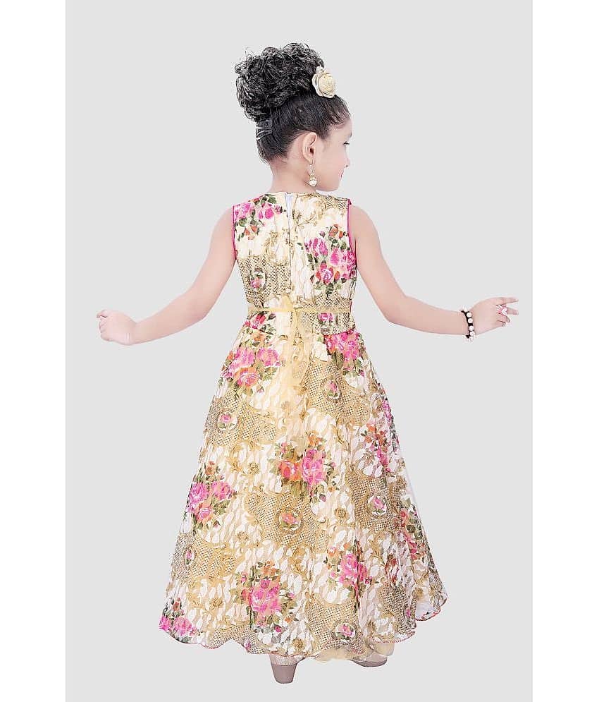 9stiches - Red Rayon Baby Girl Frock ( Pack of 1 ) view 2