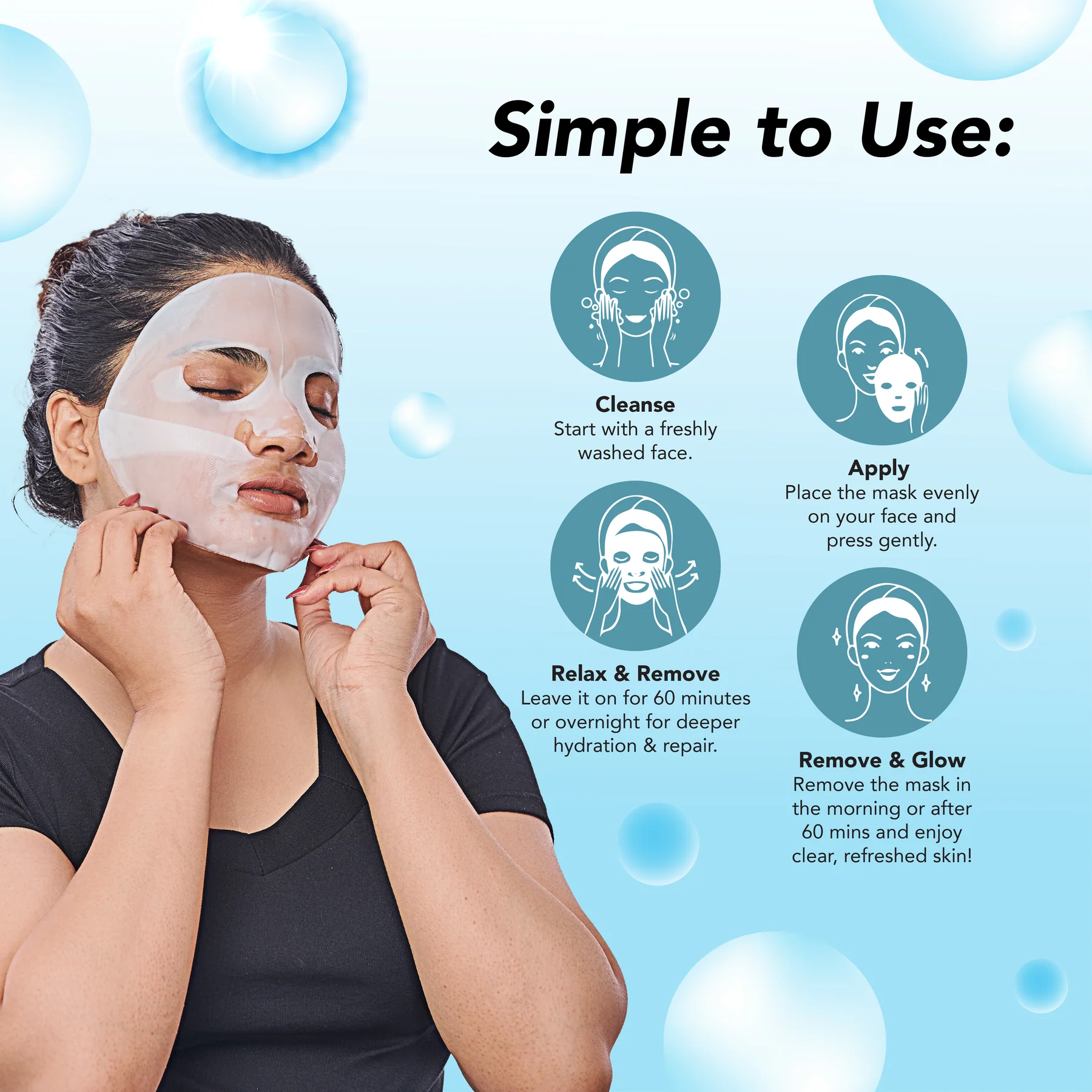 Bio Collagen Deep Facial Mask with Kojic Acid view 2