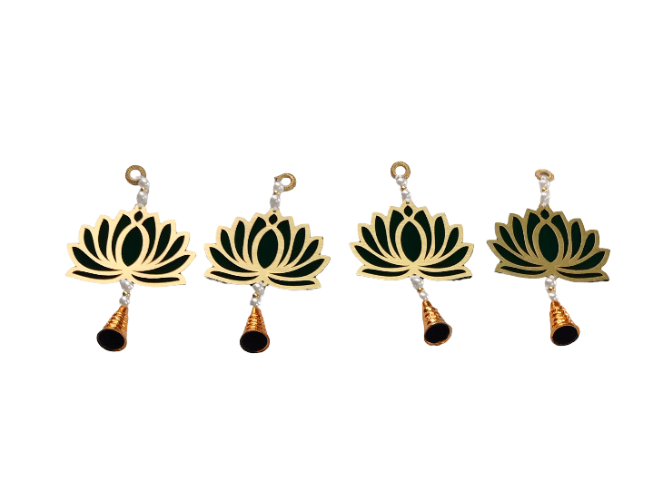 Wall Hanging flower pack of 4 view 2