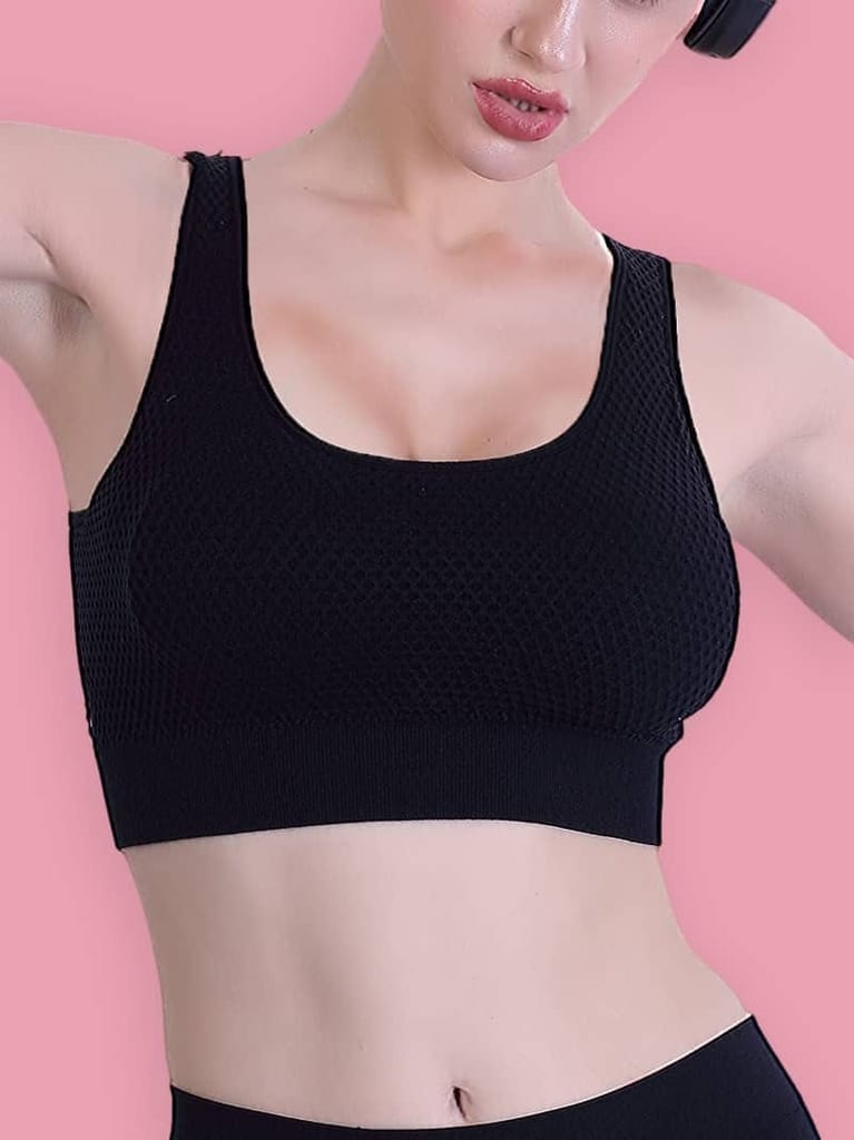 Mesh Marvel Full Coverage Padded Bra view 2