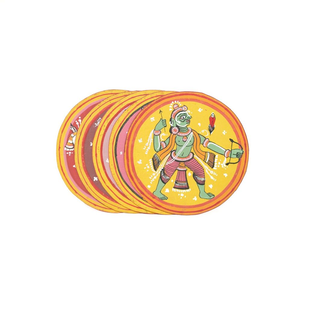 GANJIFA Hand painted Dashavtar Cards Abridged Set/5 S view 2