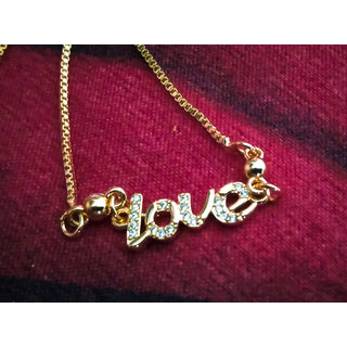 luv fashion Tradtional chain gold n micron plated view 2
