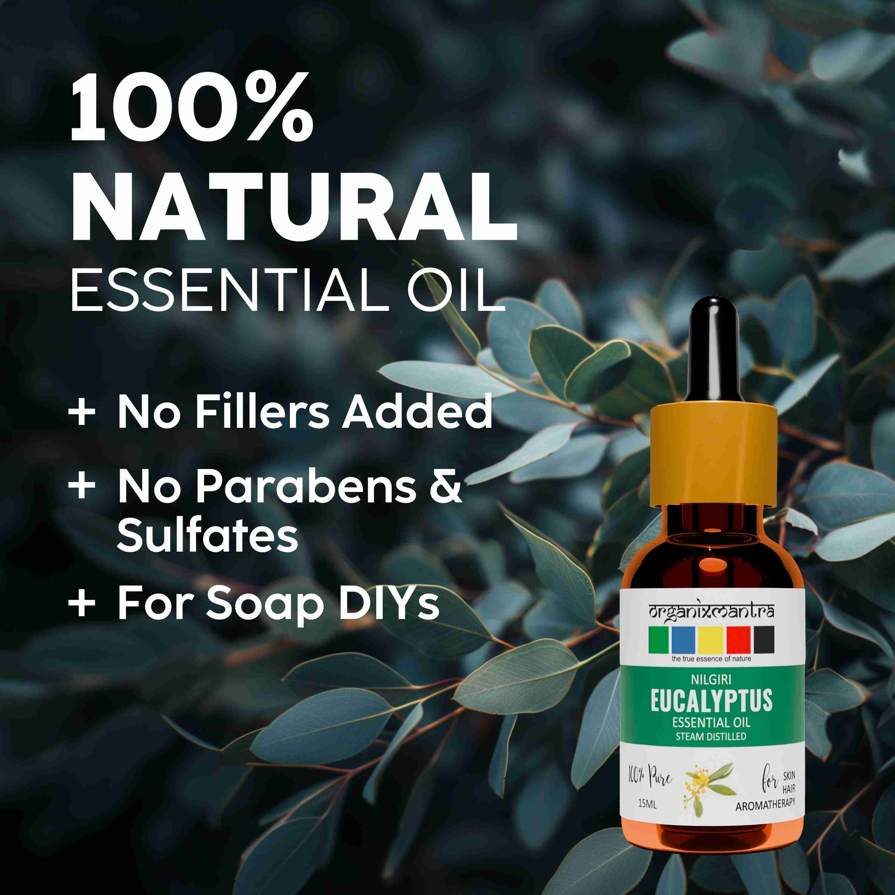 Organix Mantra Nilgiri Eucalyptus Essential Oil 15ML view 2