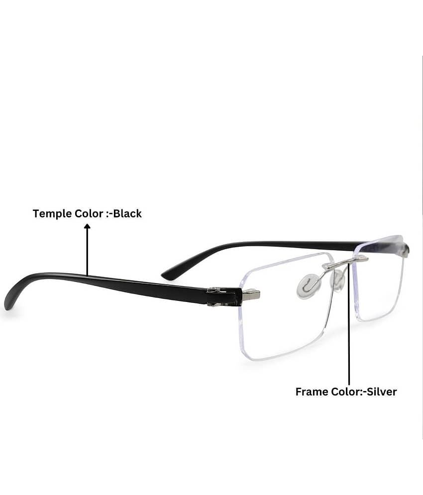 Redex Black Square Eyeglass Frame ( Pack of 1 ) view 2