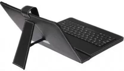 Champion 9.7 Inch Micro USB Keyboard Tablet Case ,Synthetic Leather Carry Cover for Tablet (Black) view 2