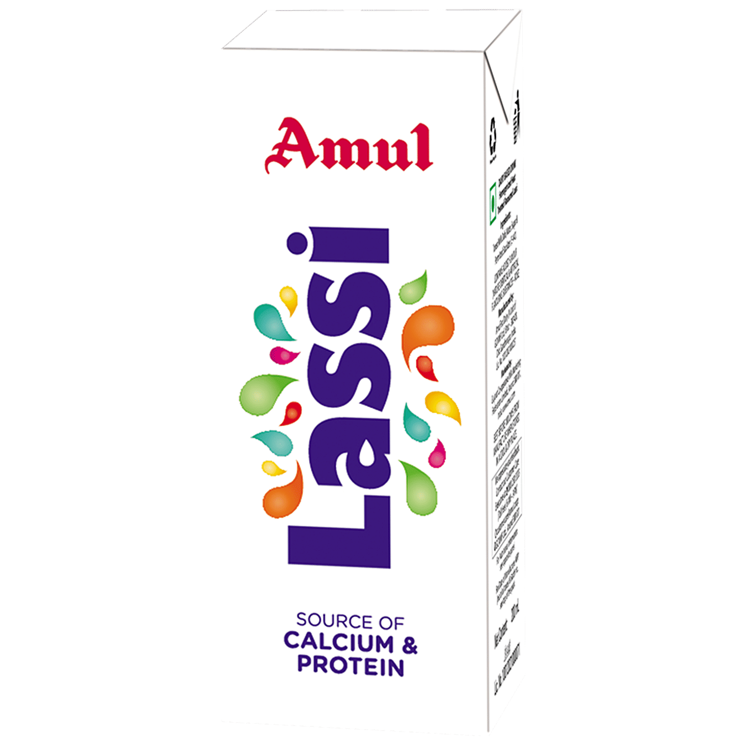 Amul Lassi - Rose Flavour, Source Of Calcium & Protein, 200 Ml Carton view 2