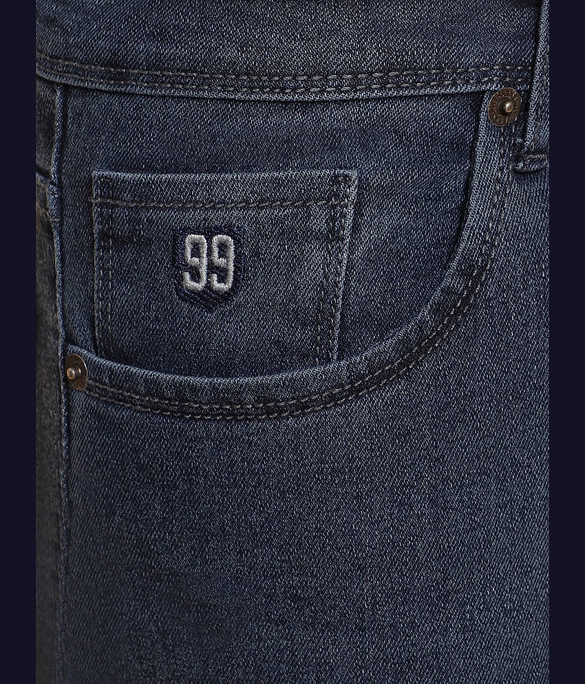 HJ HASASI Slim Fit Washed Men's Jeans - Blue ( Pack of 1 ) view 2