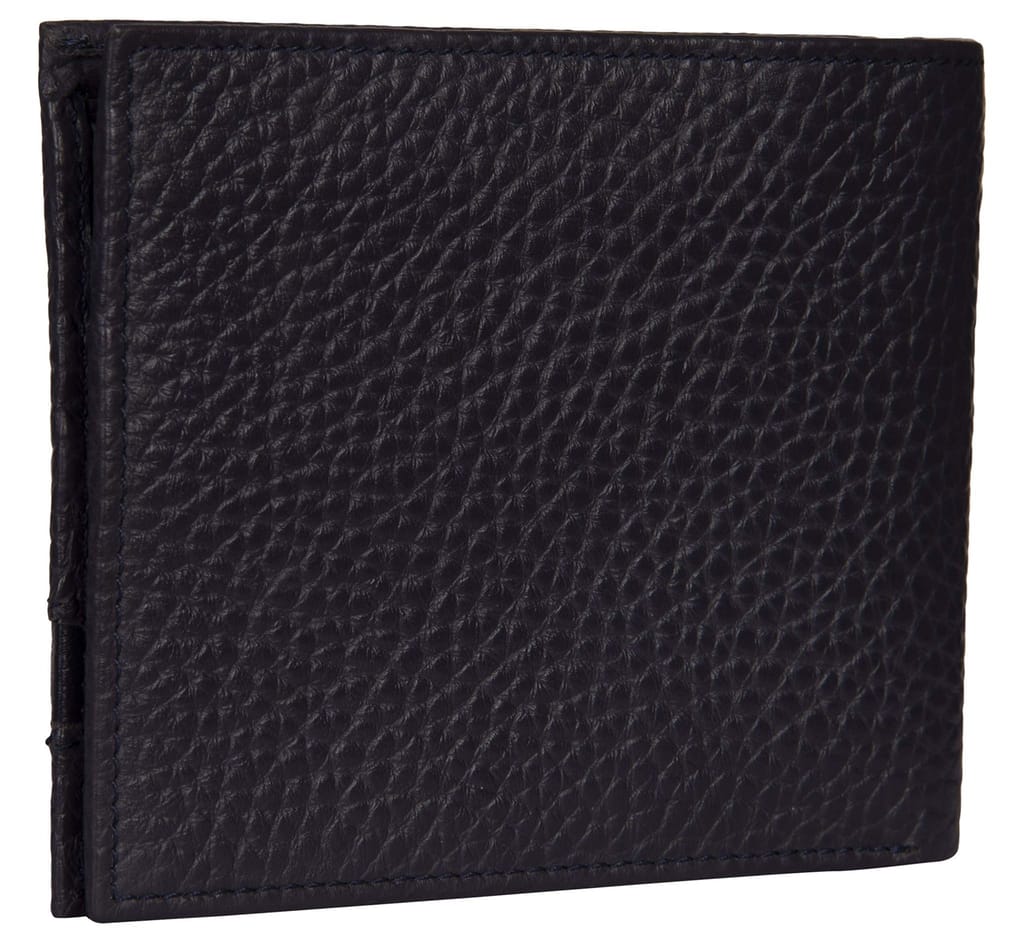 Wave Leather Wallet for Men (Dark Grey) view 2