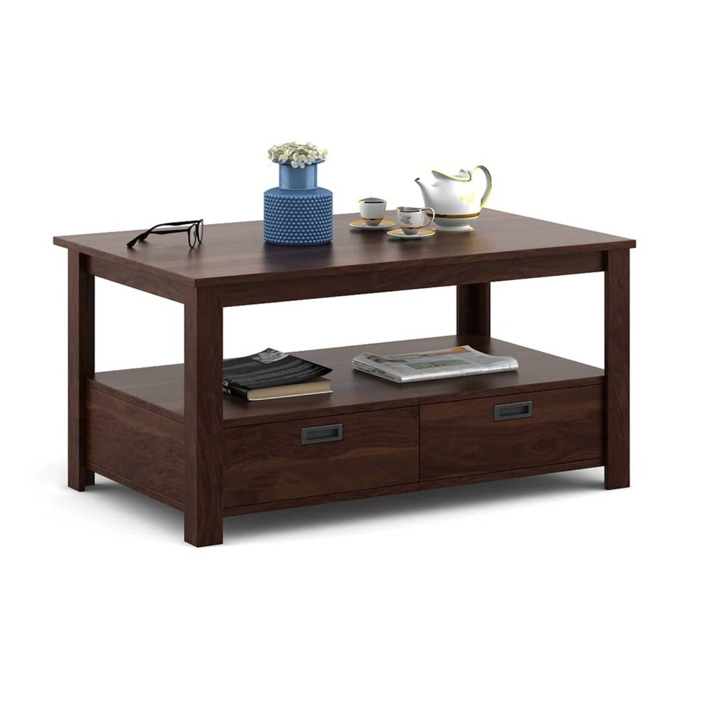 Spacewood Coffee Table Woodland Sheesham Finish view 2