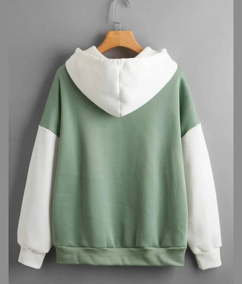 HARPITA Fleece Hooded Men's Sweatshirt - Olive ( Pack of 1 ) view 2