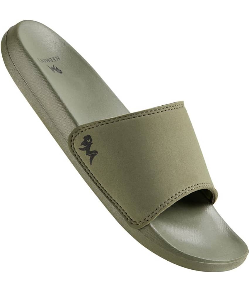 Neemans Eco Slides Olive Men's Slip-on Shoes view 2