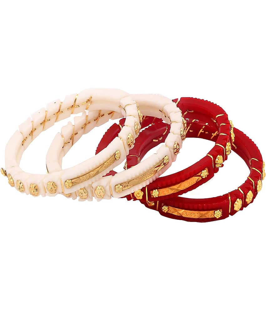 Bovzen Multicolor Bangle ( Pack of 2 ) view 2