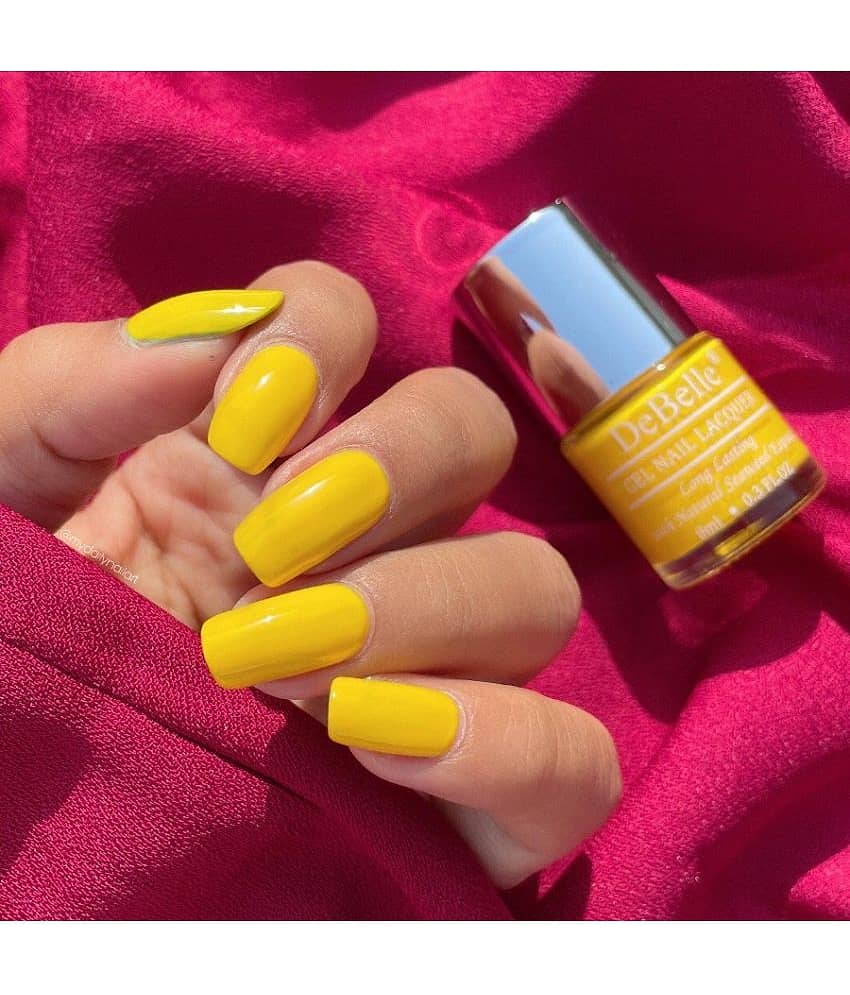 DeBelle Yellow Glossy Nail Polish 8 ( Pack of 1 ) view 2