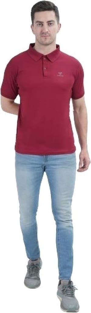 Men's Casual Slim Fit Polo Shirt Short Sleeve T-Shirt view 2
