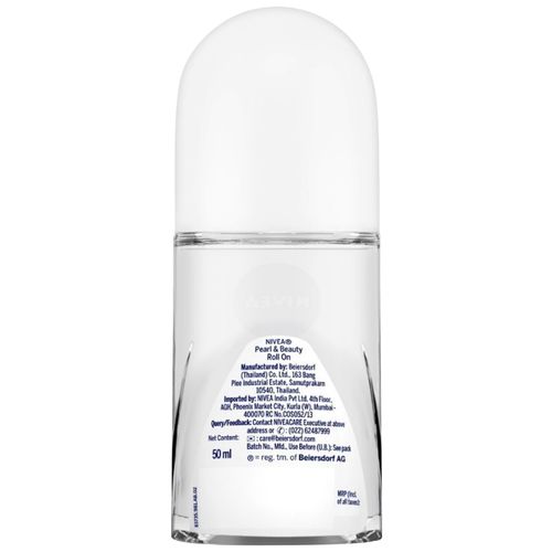 Nivea Deodorant Roll-on, Pearl & Beauty, 50 ml view 2