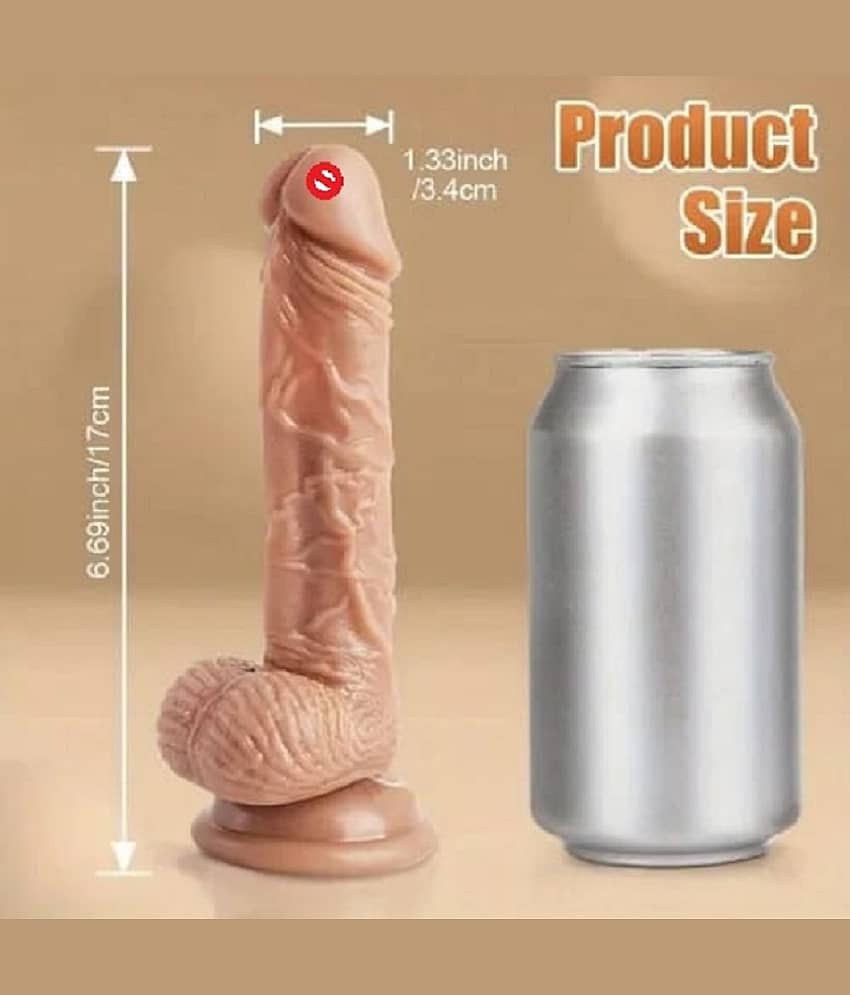 NAUGHTY TOY PRESENT 7 INCH SUCTION DILDO WITH 7 FREQUENCY VIBRATION FOR WOMEN BY NAUGHTY WORLD